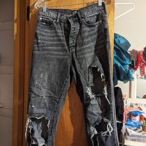 BDG grey ripped jeans.